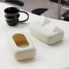 Nordic Tissue Box Cover Soft Silicone Reusable Wet Tissue Case Beige Tissue Box Holder Bathroom Livingroom Kitchen Decoration