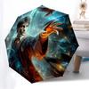 1PC Harry Potter Automatic Folding Umbrella | Vibrant Motif & Compact Design for Everyoneyy250930064