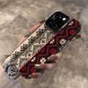 Retro Ethnic European Phone Case For IPhone 16 11 12 13 17 Pro Max Case 14 15 Plus 16E 17Air Shockproof Hard IMD INS Cover