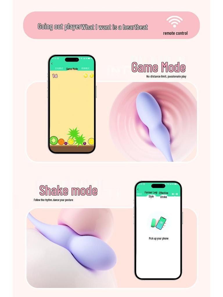 Retractable Strong Vibration Wearable Vibrator for Women - Flirting and Orgasm Enhancement Toy