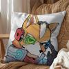 Cute Zoo Fox Game McCloud Pillow Case Office Cushions Suitable For Sofa Car Bedroom Decorative Cushion Cover