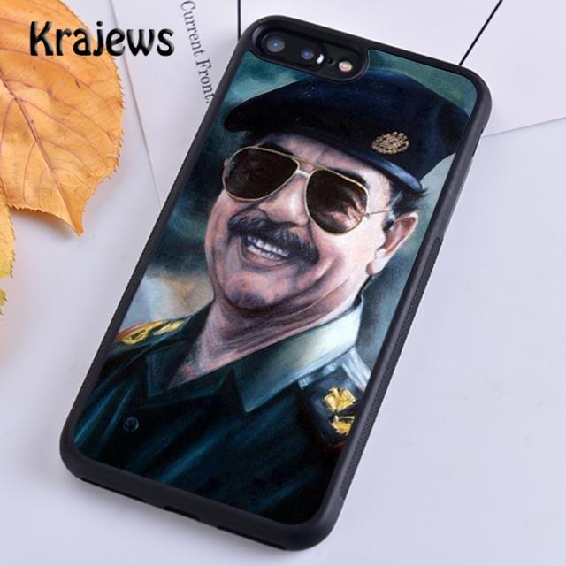 

Krajews Arabic Iraq Saddam Hussein Phone Case Cover For iPhone 17 Air 16 15 14 plus 12 13 pro max coque Fundas iPhone 14pro max