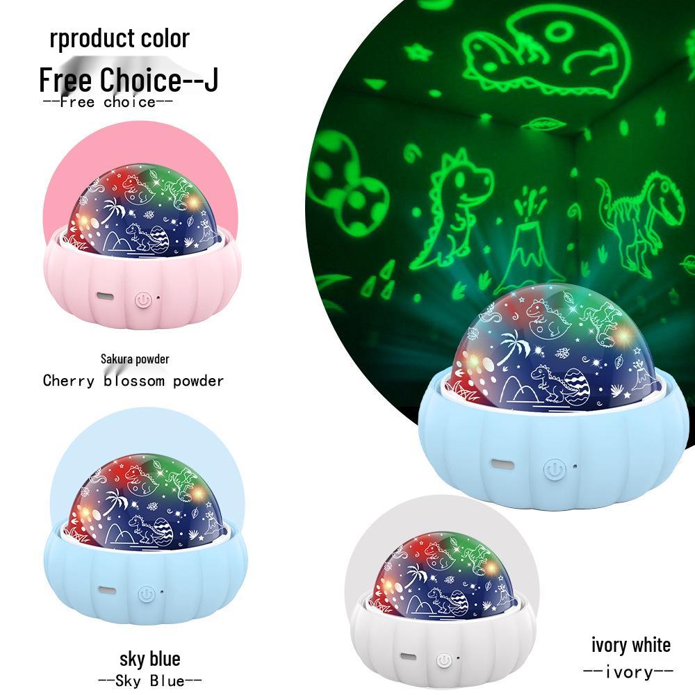 Starry Sky Rotating Night Light - Creative 360° Colorful Projector for Kids