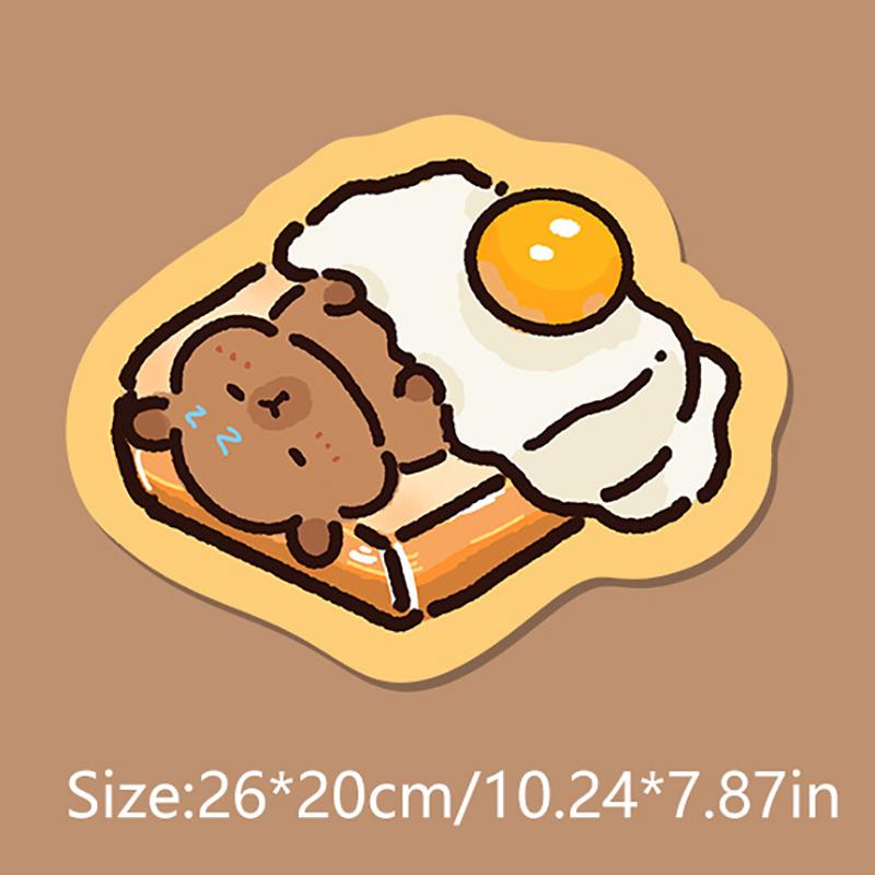 

Мультяшный Милый Коврик для Мыши Капибара Коврик для Компьютерного Стола Креативный Коврик для Клавиатуры Игровой Коврик для Стола Офисный Стол Смешной Декоративный Аксессуар as the picture