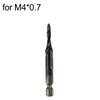 1pc High-Speed Steel Composite Tap For Wood Drilling 1/4inch Shank Composite Tap For M3-M10