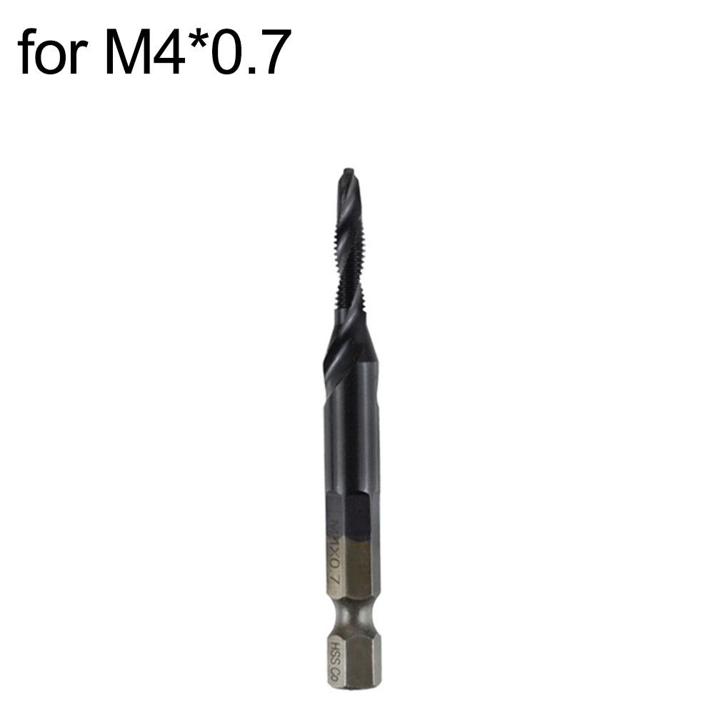 1pc High-Speed Steel Composite Tap For Wood Drilling 1/4inch Shank Composite Tap For M3-M10