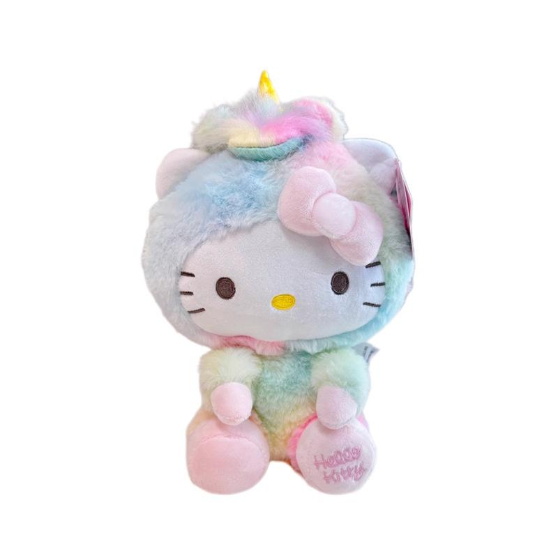 

Aoger s Authentic Kurohimi Unicorn Plush Toy With Super Soft Short Fur 25cm Kitty