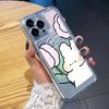 Glutinous Rice Rabbit Is Suitable for iPhone17 Mobile Phone Case Apple 16Pro/13 Simple 15ProMax All-inclusive Cute
