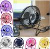 4 Inch USB Mini Fan Metal Small Fan Creative Aluminum Leaf Radiator Fan Desk Fan For Home Office