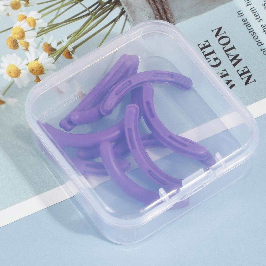 Multi-Color Durable Silicone Eyelash Curler Replacement Pads - High Elasticity and Long-Lasting