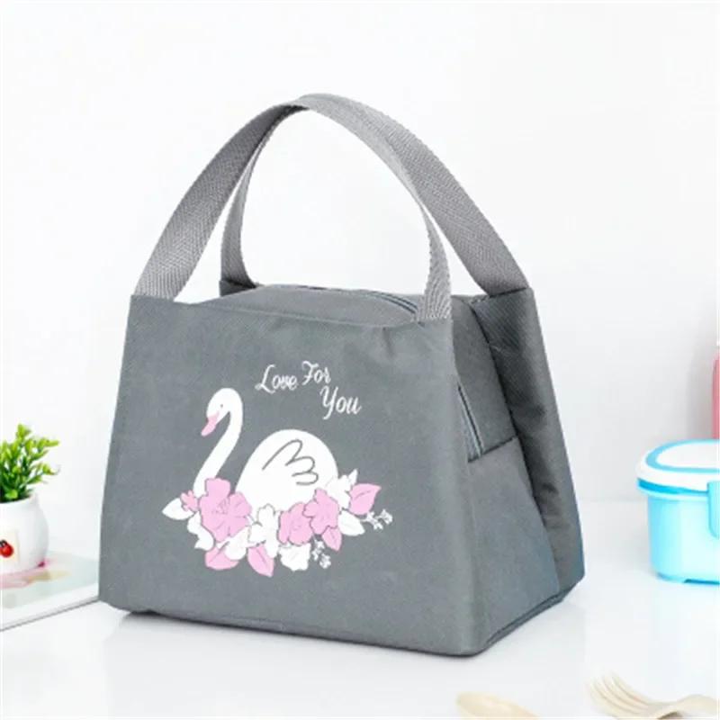 Portable Insulated Thermal Cooler Lunch Bag Box For Women Girls Kids Children Food Fresh Tote Cartoon Pouch
