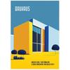 Bauhaus Moderne Architektur Poster Linien und Minimalistische Architekten Drucke Leinwand Malerei Wandkunst Bild Heim Wohnzimmer Dekor