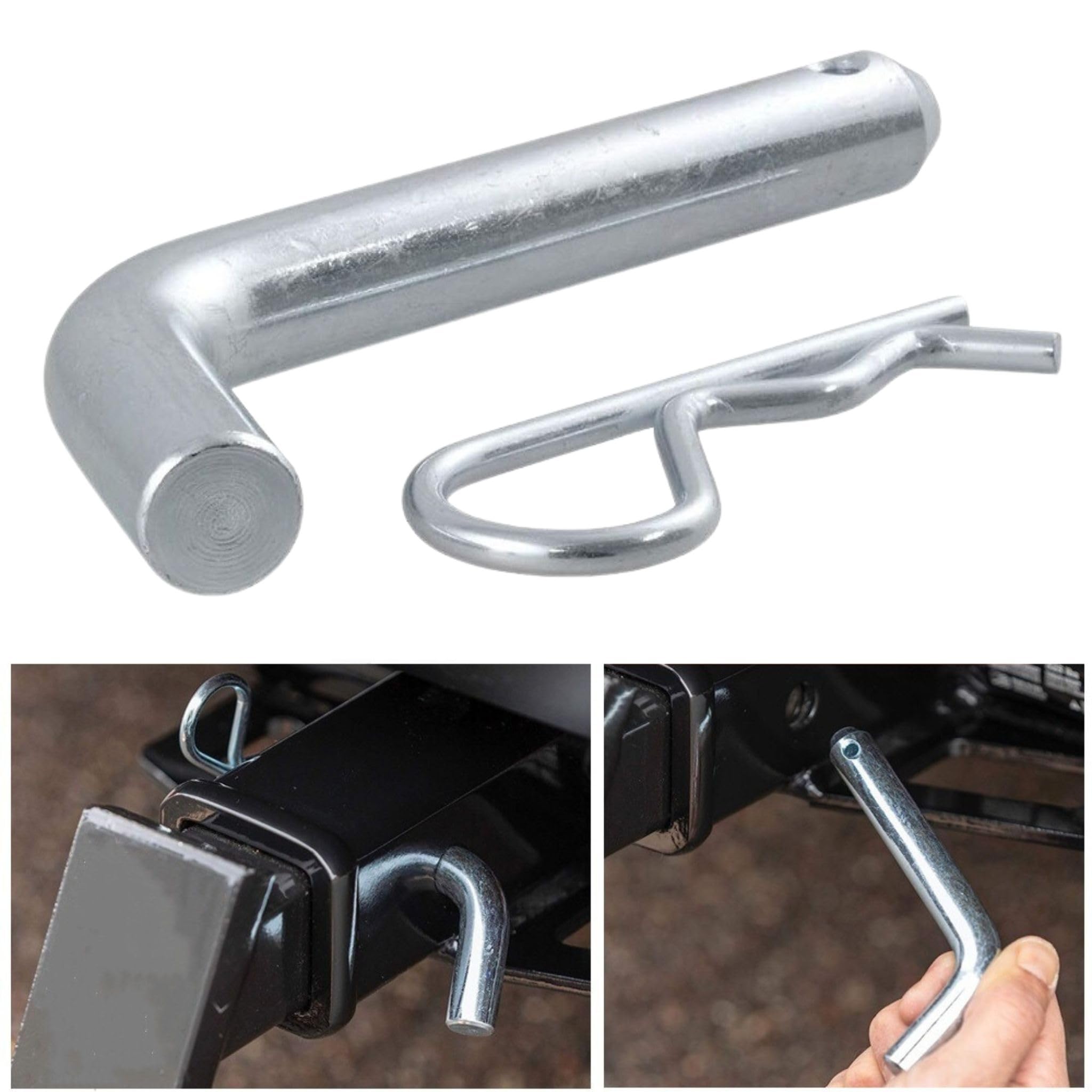 

bath&bath TR1183 Стопорный палец с замком для фаркопа Фаркоп Фаркоп Фаркопный узел Подходит для 2 квадратных 2,5 квадратных 40 мм квадратных серебряный