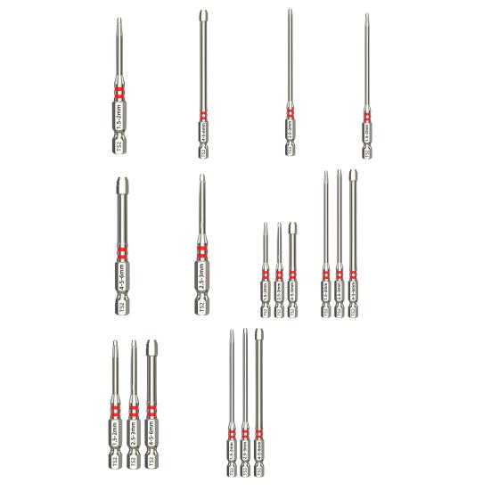 Screwdriver Bits Set with Strong Magnetic Hex Shank Pagoda-Shaped Socket for