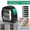 Measuring Tools Self-Locking Tape Measure Measure Thickened Metric Tape High Precision Steel Tape Measure Wear-resistant Ruler