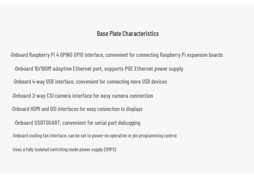 Raspberry Pi CM4S/CM3 Kit with Multi-Interface Expansion & PoE