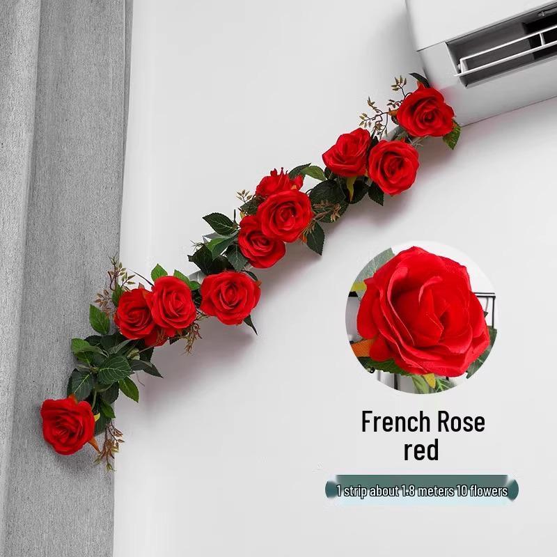 Künstliche Rosenranke zur Rohr- und Drahtdekoration