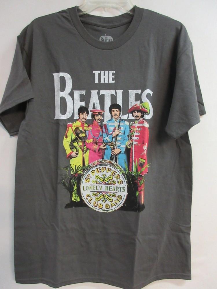 THE BEATLES OFFICIAL MERCH SGT PEPPERS BAND CONCERT MUSIC  MEDIUM Unisex T-Shirt XL