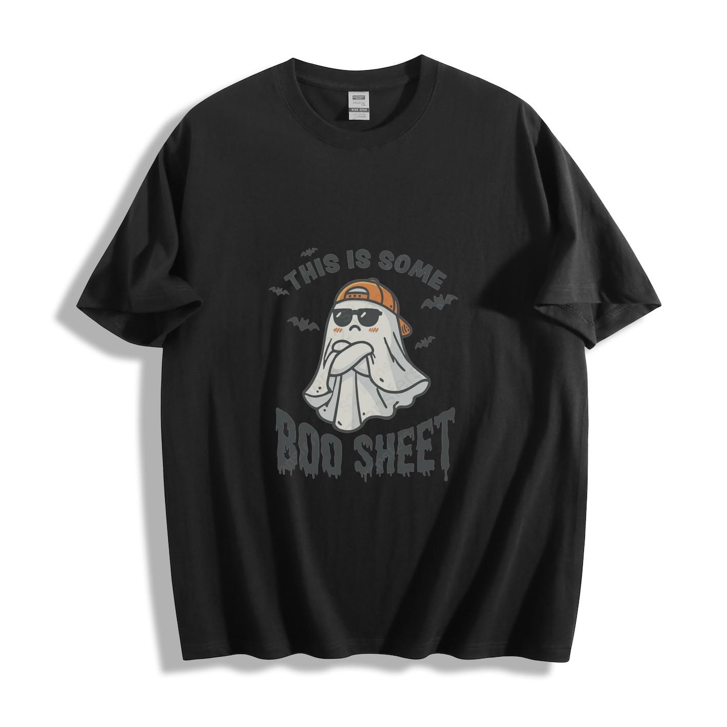 Унисекс футболка на Хэллоуин с принтом   This Is Some Boo Sheet   (Это какой-то страх) S