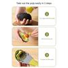 3 in 1 Avocado Corer Slicer Pitter Cutter with Flesh Remover Quick Cleaning Easy Fruit Preps Tool Kitchen Gadget
