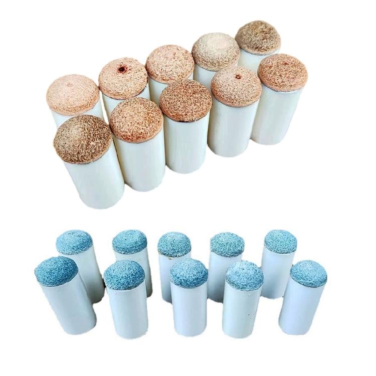 10Pcs Slip on Pool Cue Tips Pool Cue Tip Covers Billiard Cue Tips Replacement Protectors for Snooker and Pool Cues