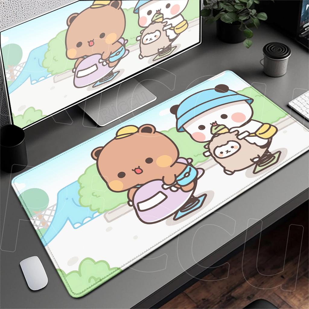 Anime Mousepad Kawaii Bubu Dudu Laptop Office Extend Deskmat PC Gaming Accessories HD Print Cute Rubber Carpet Non-slip Keyboard