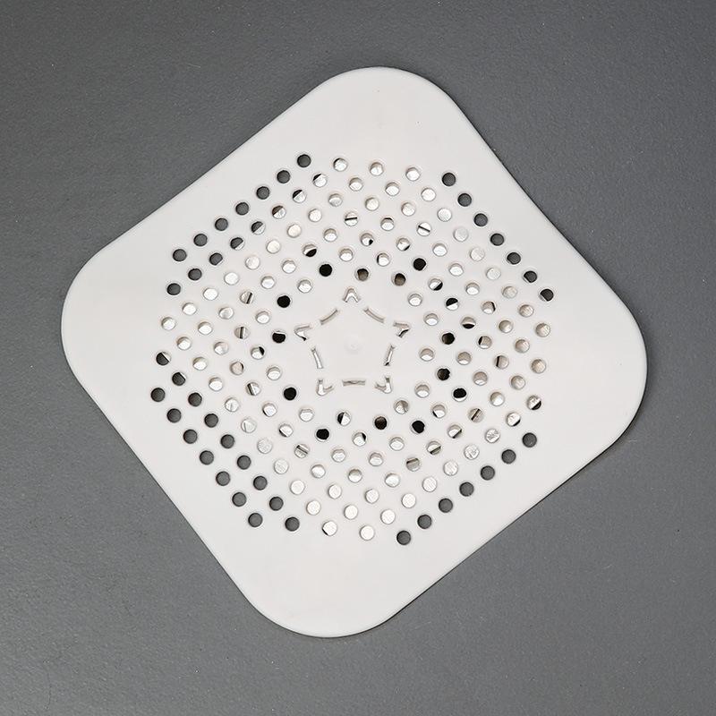 Floor Drain Hair Catcher Shower Anti-blocking Deodorant Stopper Silicone Pad Sink Plug Filter Sewer Strainer Bathroom Supplies