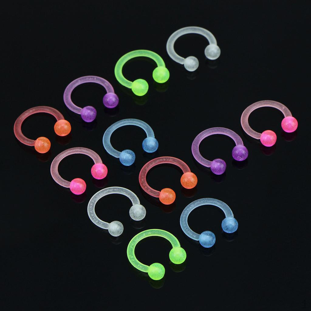 

20 шт. разноцветные украшения в форме носа U-образной формы