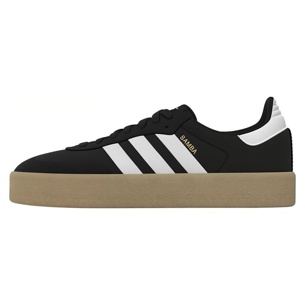 Sambae Wmns Adidas Originals 'Black White Gum' Women's ID0436