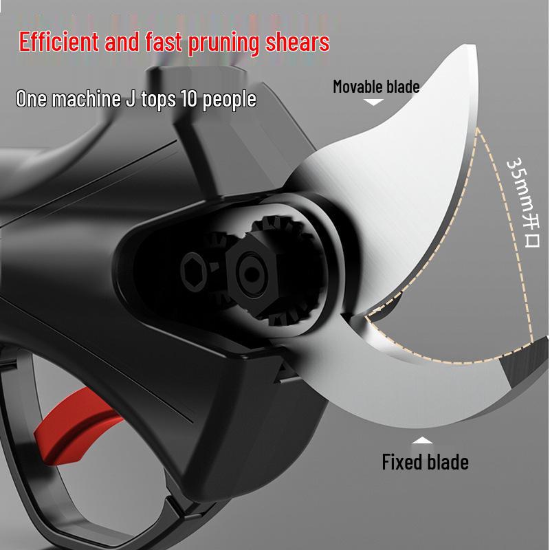 Cordless Rechargeable Lithium Pruning Shears | Electric Branch Trimmer | Portable Horticulture Scissors