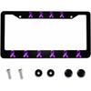 License Plate Frame Registered Nurse Stainless Steel License Plate Frame With 2 Holes & Free Screws 12.2 X 6.3 Inches