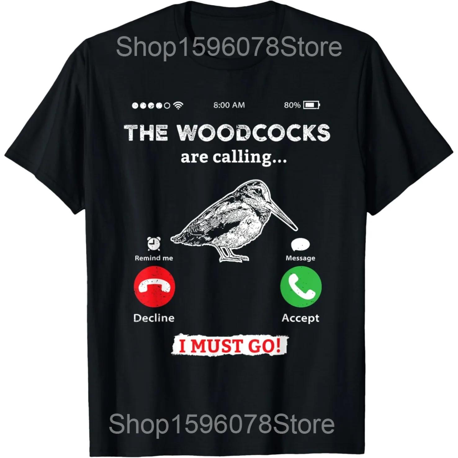 

Woodcock Bird Vintage Sunset Woodcock Hunting T Shirts Men Women Pure Cotton Humor Tee Shirt Short Sleeve Unisex Loose Clothing S