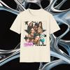 KATSEYE Dievčenská skupina Y2K Retro Kolážový Grafický Biely Tričko | Globálny Popový Idol Fanúšikovské Streetwear Merch Tričko