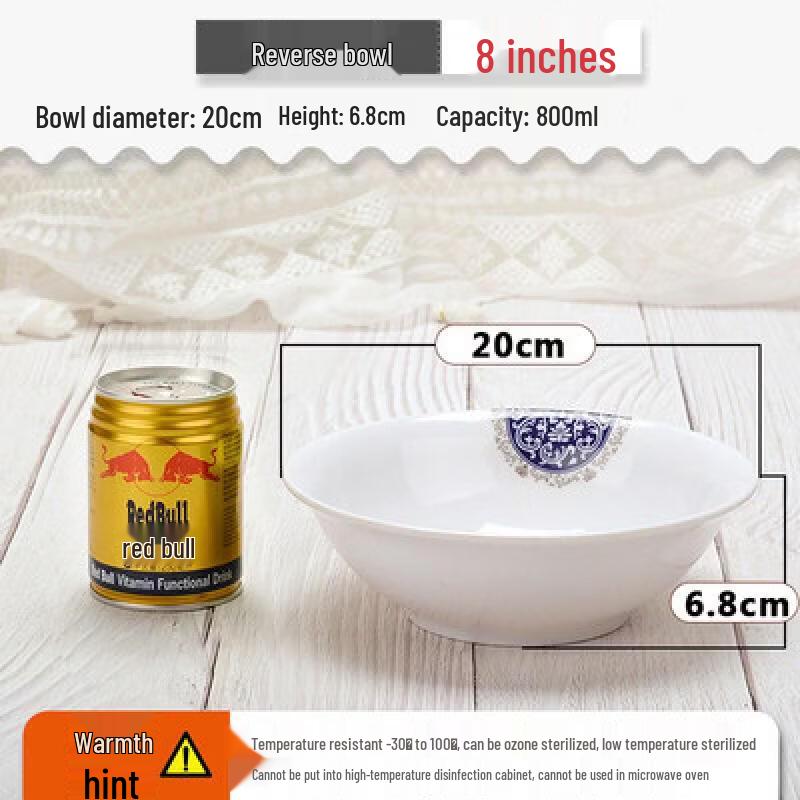 

Melamine Imitation Porcelain Noodle Bowls