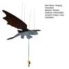 Flying Dragon Hanging Decoration Handmade Wooden Dragon Ornament Kinetic Winged Dragon for Nursery Bedroom Decor