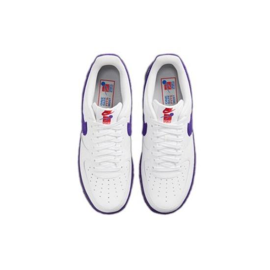 Nike Air Force 1 '07 LV8 EMB White Court Purple 2021 - DB0264100