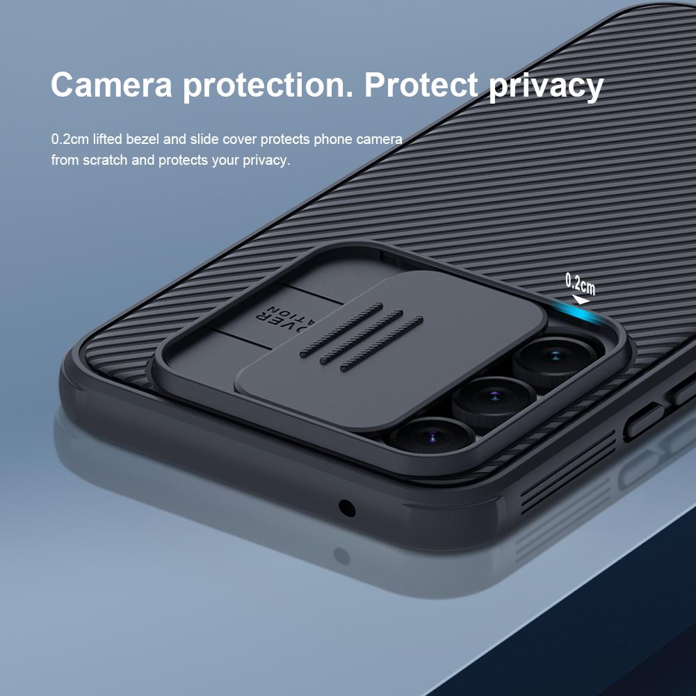 Custodia Nillkin per Samsung Galaxy A54 5G Ultra-Sottile Rigida in PC Copertura Scorrevole per Fotocamera CamShield Pro Copertura Protettiva per Obiettivo