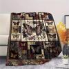 Butterfly Decoration Print Flannel Blanket, High Quality Comfortable for All Seasons, Home Decor, Warmth and Comfort, Perfect for Christmas Gifts32