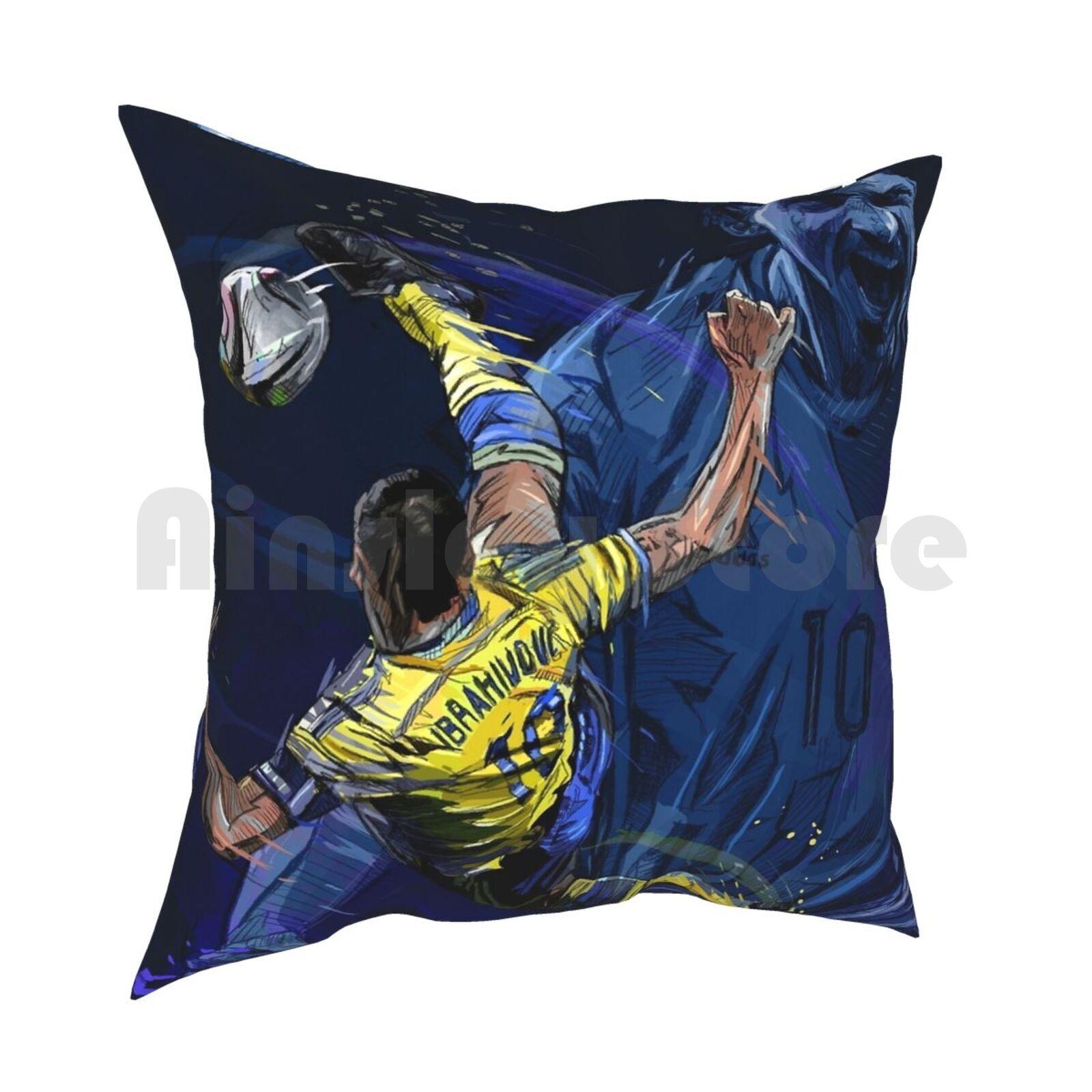 Наволочка с принтом Златана Ибрагимовича Домашняя мягкая декоративная подушка Златан Ибрагимович Златан Ибрагимович 30cmx30cm