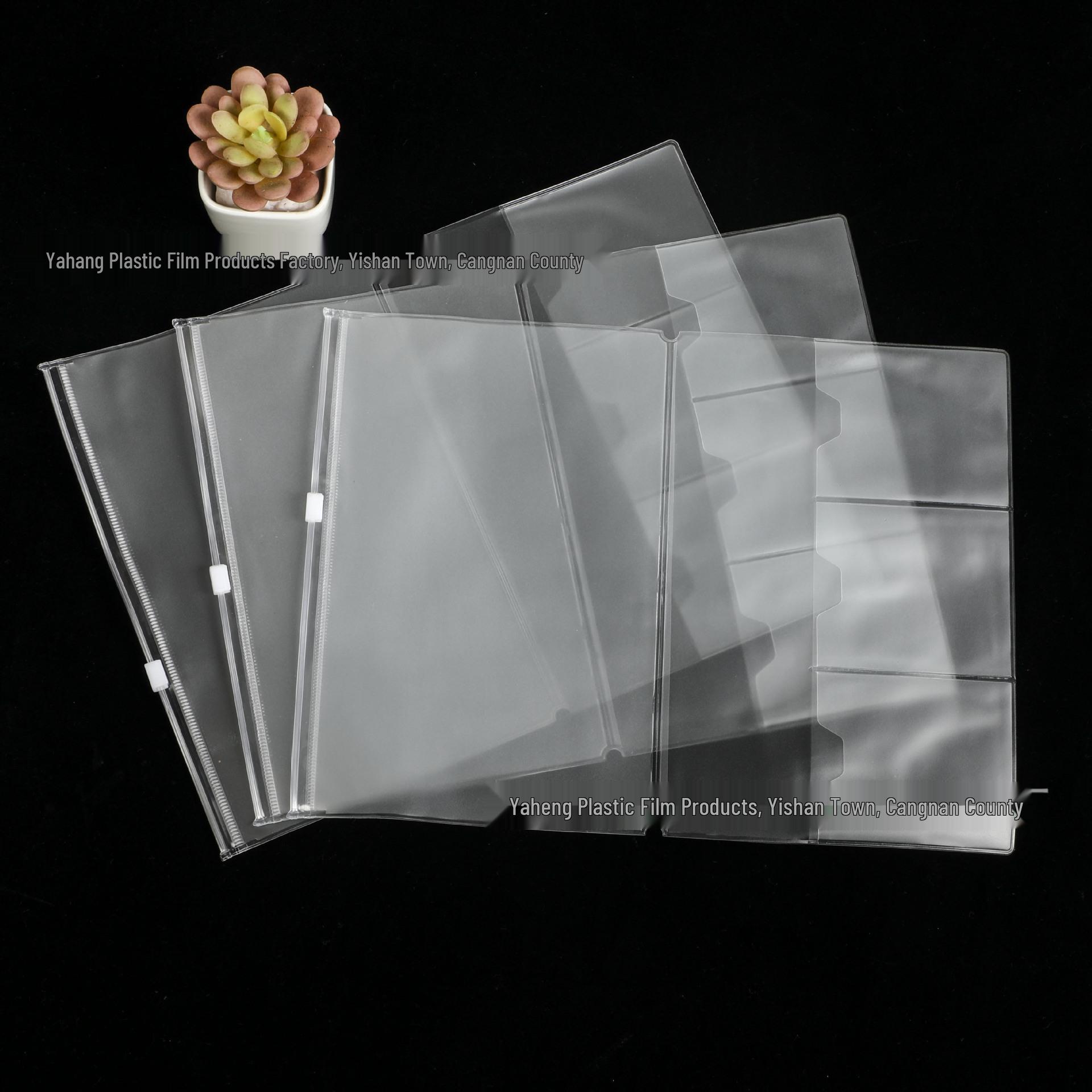 

Папка А5 для визиток со страницами из ПВХ, карманом на молнии и блокнотом для хранения чеков Portable