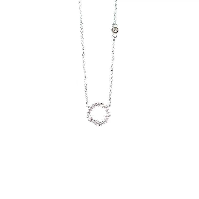 Korean Drama 'Legend of the Blue Sea' Clavicle Necklace: High-End, Super Fairy Full Diamond Pendant for Female Students