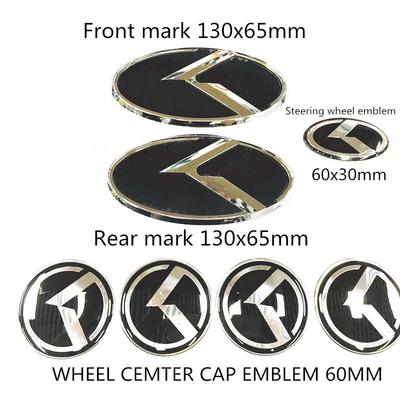 Embleme Insigne K Zbor 3D Grilă Față+Spate+Volan+Capace Roți Pentru KIA K5 2011-2013 Optima Forte 2009-2014