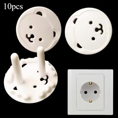 10ks Bear Power Socket Cover Plugs Cover Child Baby Safety Protector Proof Electric
