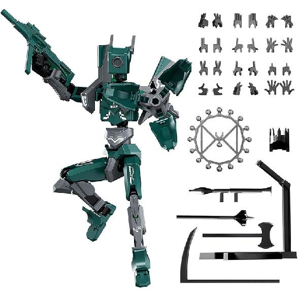 T13 Action Figures, Assembly Completed Action Figure, 5.2 Inch Robo 13 3D Printed Action Figure - The Ultimate Hero for Action-Packed Playtime