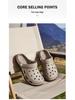 Breathable Non-slip Clogs: Men's & Women's Summer Shoes with Arch Support & Thick Sole