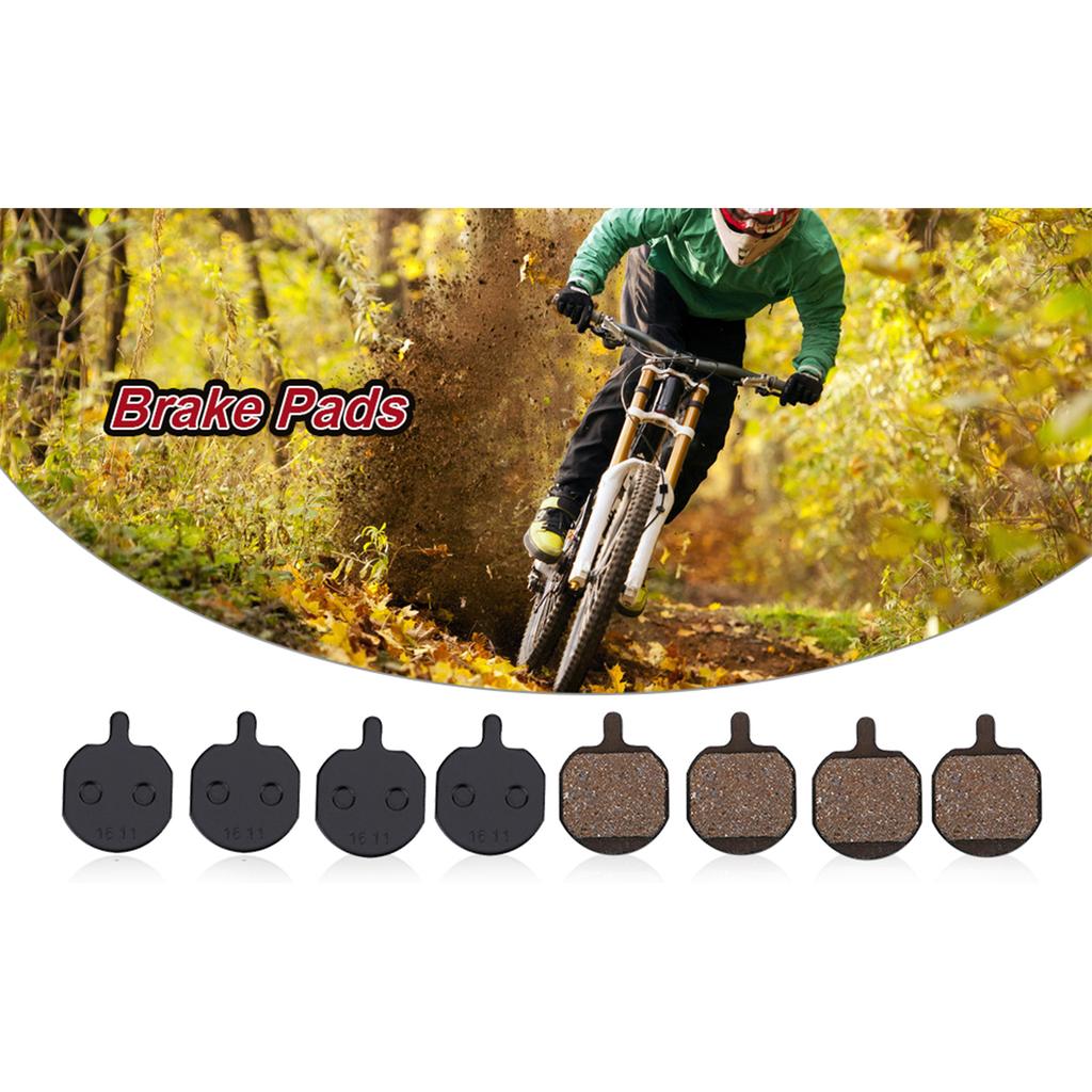 4 Pairs Mountain Bike Metallic Disc Brake Pads For Hayes Sole MX2/3/4/5 CX5 GX-C GX2 Resin Brake Pads Brake Pads Disc Brake Pads