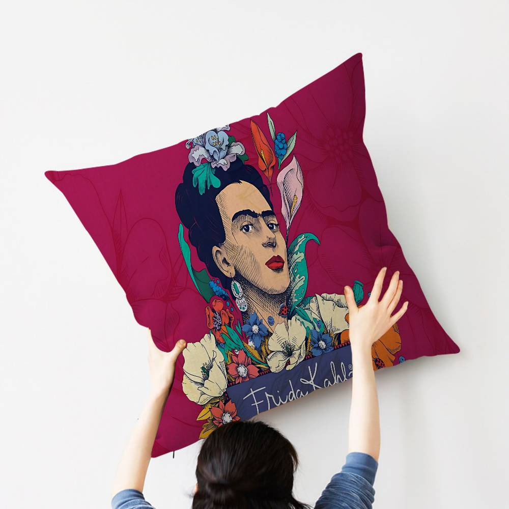 Art F-Fridas Painter K-Kahlos Pillow Cover for Bedroom Room and Living Room Sofa Decorative Cushion Cover