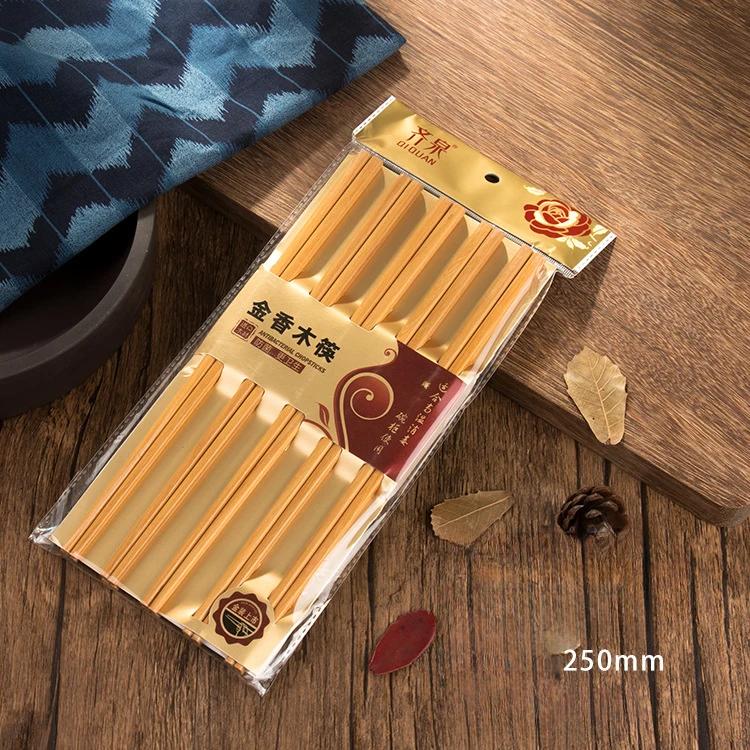 10 Pairs 25cm Chinese Chop Sticks Kitchen Wooden Chopsticks Chinese Chopsticks Set Sushi Chopsticks Korean Snack Food Tableware