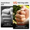 Protect Hands Zinc Zinc Alloy Cable Ring Aluminum Zinc Zinc Alloy Fishing Line Puller Line Pulling Loop  Tackle Tool