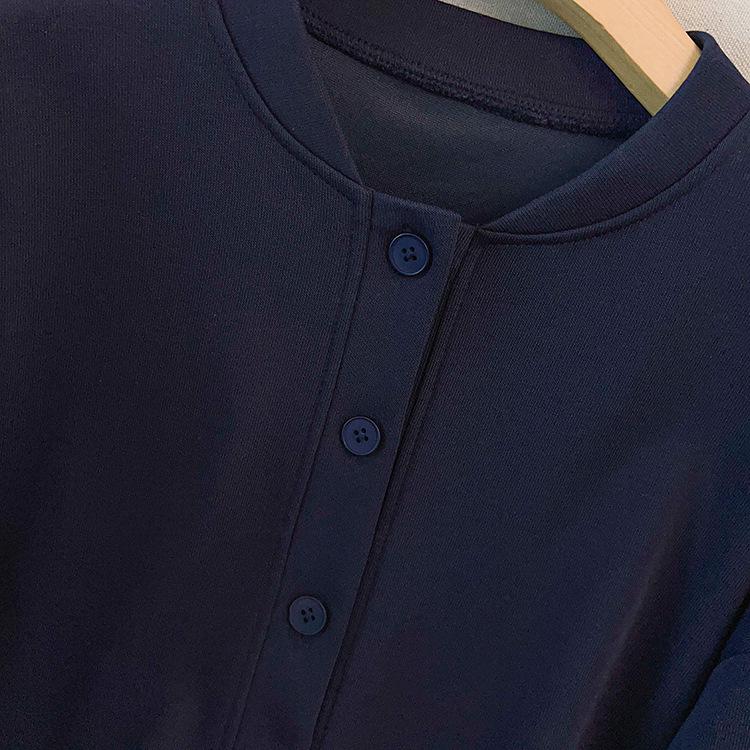 High-Quality Spring Style Women's Plus Size Baseball Jacket - Casual, Slimming, Simple, Versatile, Loose-Fit, Long Sleeve - Up To 300 Jin.